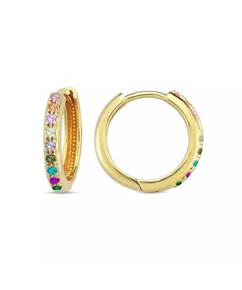 گوشواره طلا 18 عیار زنانه روبی مدل 69830