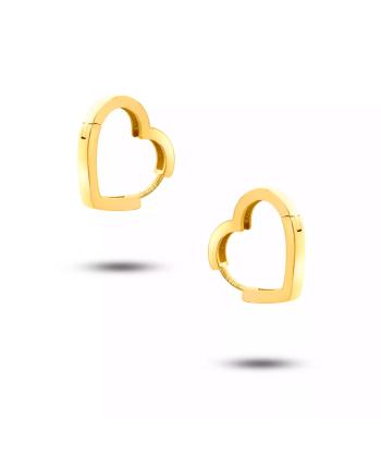 گوشواره طلا 18 عیار زنانه روبی مدل 39400