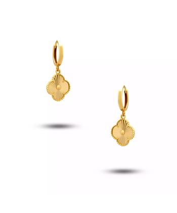گوشواره طلا 18 عیار زنانه روبی مدل 79539