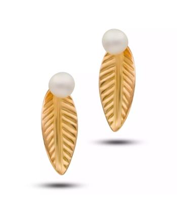 گوشواره طلا 18 عیار زنانه روبی مدل 23617