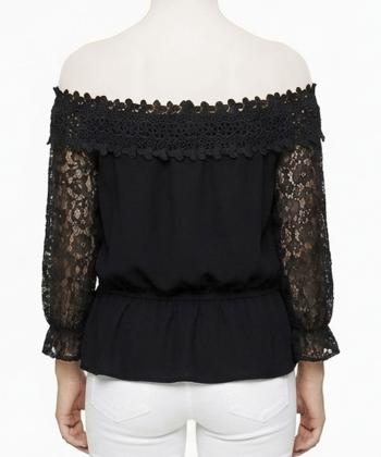 بلوز كرپ زنانه برنس مدل 02482