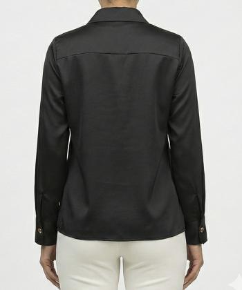 شوميز كرپ زنانه برنس مدل 02638