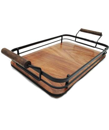 سینی دسته دار سالوت مدل مستطیل کد 1