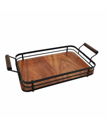 سینی دسته دار سالوت مدل مستطیل کد 2