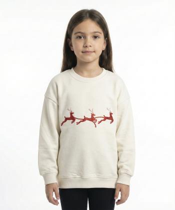 سويشرت دخترانه مرينو مدل 1852