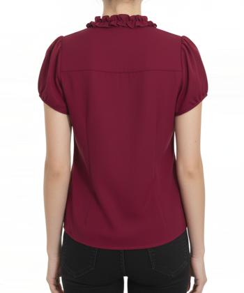 شوميز كرپ زنانه برنس مدل 02672