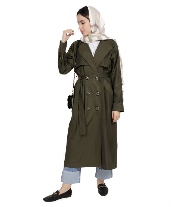 بارانی بلند زنانه زیبو Ziboo مدل Rebeca