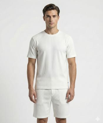 ست تيشرت و شلوارك مردانه جامه پوش آرا مدل 4021013536