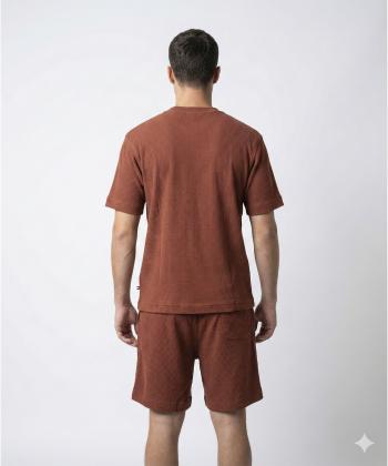 ست تيشرت و شلوارك مردانه جامه پوش آرا مدل 4021013536