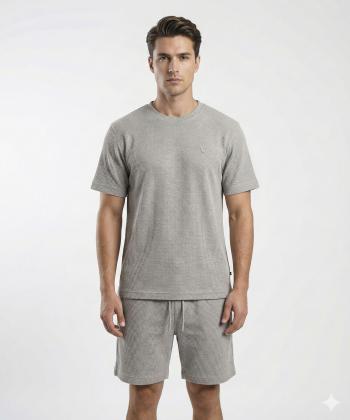 ست تيشرت و شلوارك مردانه جامه پوش آرا مدل 4021013536