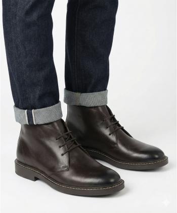 نيم بوت مردانه چرم طبيعي چرم مشهد مدل J6286