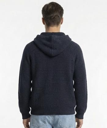 هودي نيم زيپ بافت مردانه سوپردراي مدل 7626011