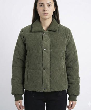 بامبر جكت مخمل زنانه سوپردراي مدل 6626013