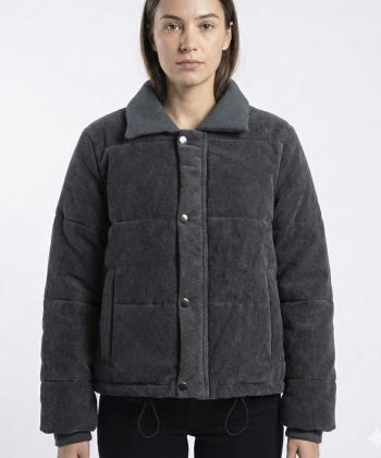 بامبر جكت مخمل زنانه سوپردراي مدل 6626013