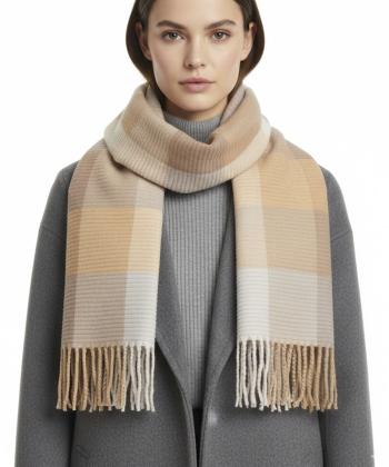 شال بافت زنانه نوولاشال کد 55260