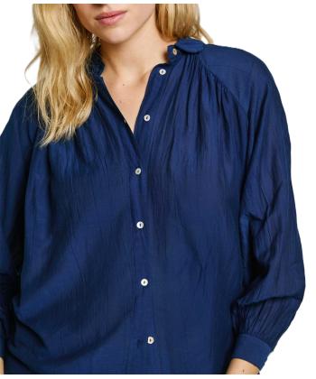 شومیز نخی آستین بلند زنانه پ پ جینز کد PL304994