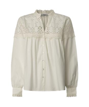 شومیز نخی آستین بلند زنانه پ پ جينز كد PL305014