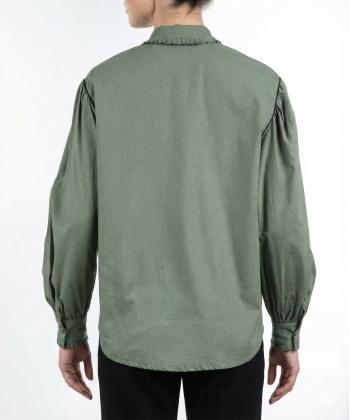 شومیز نخی آستین بلند زنانه مانگ مدل 7656023019