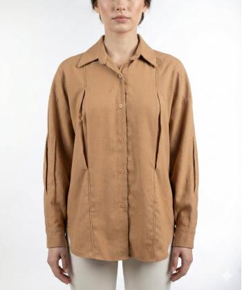 شوميز لينن زنانه مانگ كد 7120002765