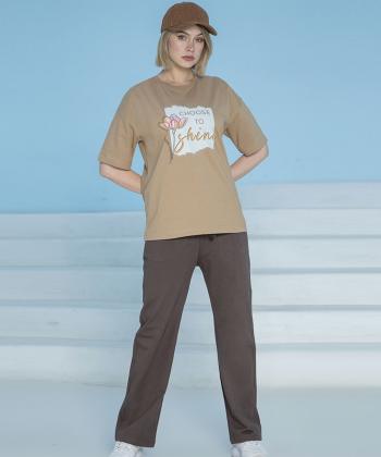 ست تيشرت و شلوار زنانه بلكس مدل 63453