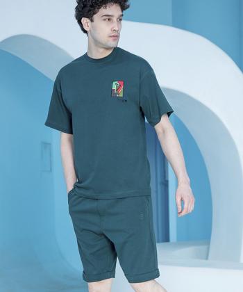 ست تيشرت و شلوارك مردانه بلكس مدل 61172