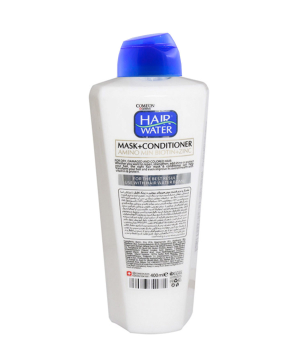 ماسک مو نرم‌کننده کامان مدل Hair Water حجم 400 میلی‌لیتر