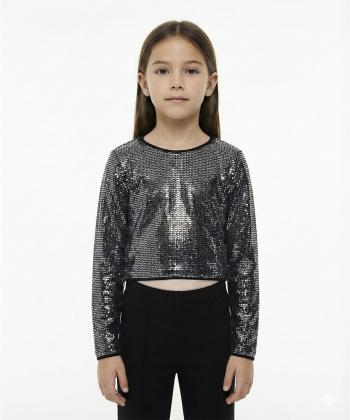 بلوز آستين بلند دخترانه كوتون مدل 6WKG60003AK