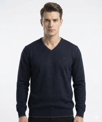 پليور يقه هفت مردانه پيركاردين pierrecardin كد POT30406271