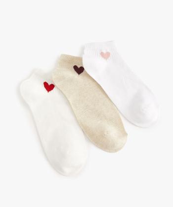 جوراب ساق كوتاه زنانه كوتون مدل 6WAK80642AA