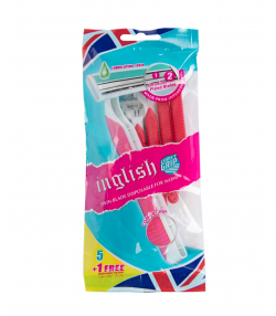 خودتراش زنانه اینگلیش Inglish مدل Comfy Grip بسته 6 عددی