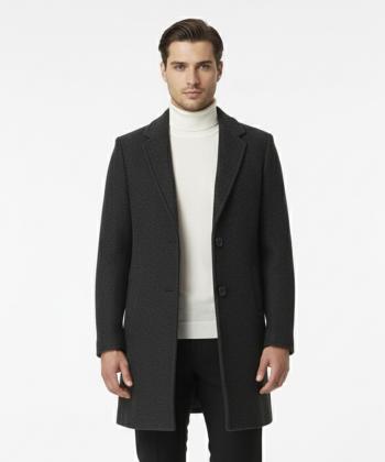 پالتو فوتر مردانه يقه ايستاده بالون مدل 9927