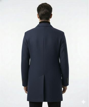 پالتو فوتر مردانه يقه ايستاده بالون مدل 9927