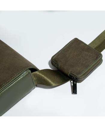 کیف دوشی چرم طبیعی چرم آرا مدل Ryder