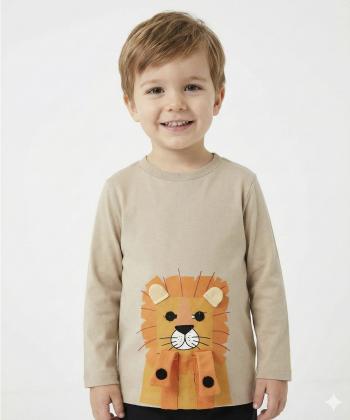 تيشرت آستين بلند نوزاد پسرانه كوتون مدل 6WMB10009TK