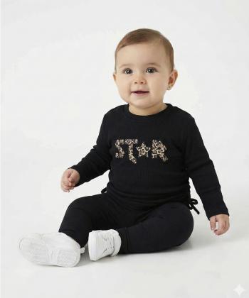 تيشرت آستين بلند دخترانه كوتون مدل 6WKG10513AK