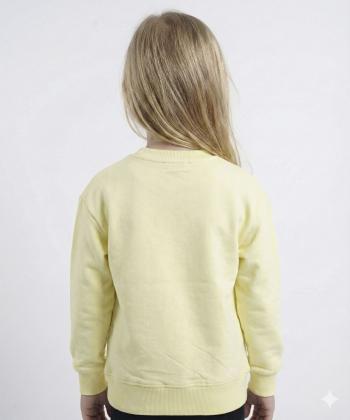 سويشرت دخترانه مرينو طرح گل لاله مدل 1805