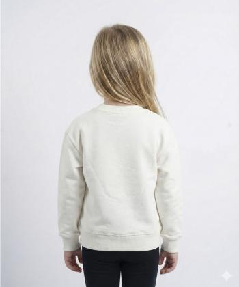 سويشرت دخترانه مرينو طرح گل لاله مدل 1805