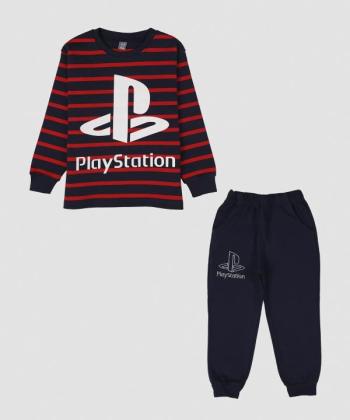 تیشرت آستین بلند و شلوار پسرانه بانی نو طرح پلی استیشن