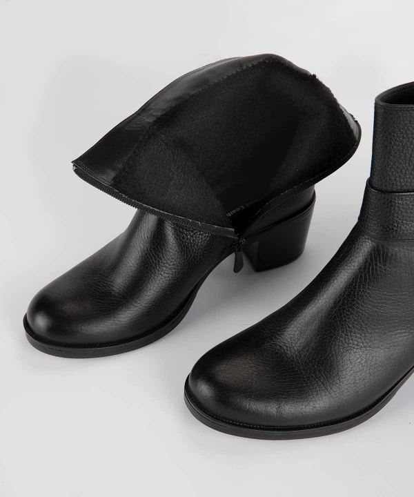 نیم‌بوت زنانه چرم مشهد Mashad Leather مدل J2207