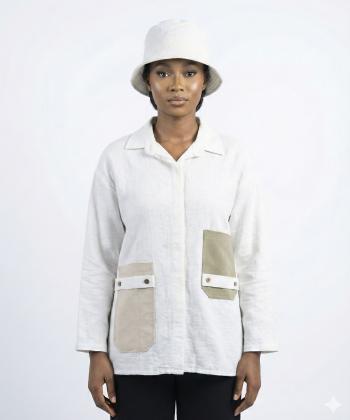 شوميز لينن زنانه مانگ مدل 7653041026