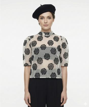 بلوز آستين كوتاه زنانه سه دو مدل 6WW07NW1471