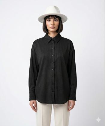 پیراهن آستین بلند زنانه سه دو مدل 6WW45NW1721