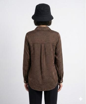 پیراهن آستین بلند زنانه سه دو مدل 6WW45NW1761