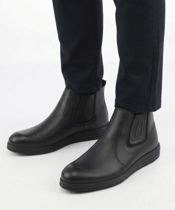 نيم بوت مردانه چرم طبيعي شيما مدل كولهان 05