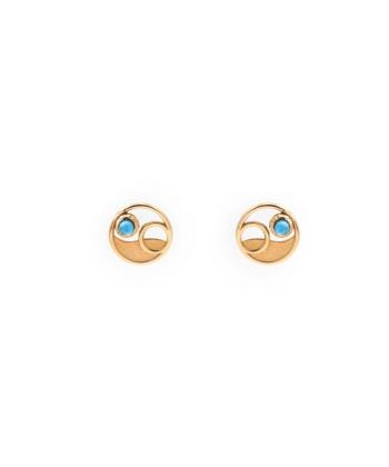 گوشواره طلا 18 عیار زنانه دفينه مدل EJ1102