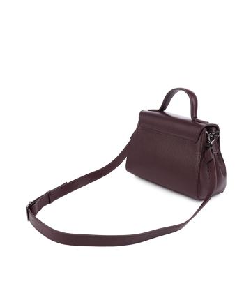 کیف دوشی چرم طبیعی زنانه چرم مشهد مدل S5303