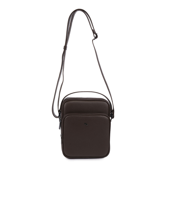 کیف دوشی مردانه چرم طبیعی چرم مشهد Mashad Leather مدل X0517
