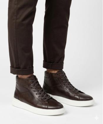 نيم بوت مردانه چرم طبيعي منط مدل k219