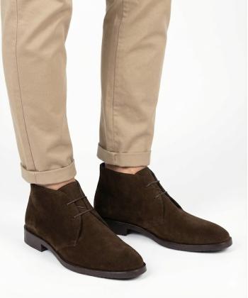 نيم بوت مردانه چرم طبيعي منط مدل k217