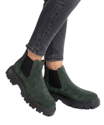 نيم بوت زنانه چرم طبيعي منط مدل z347